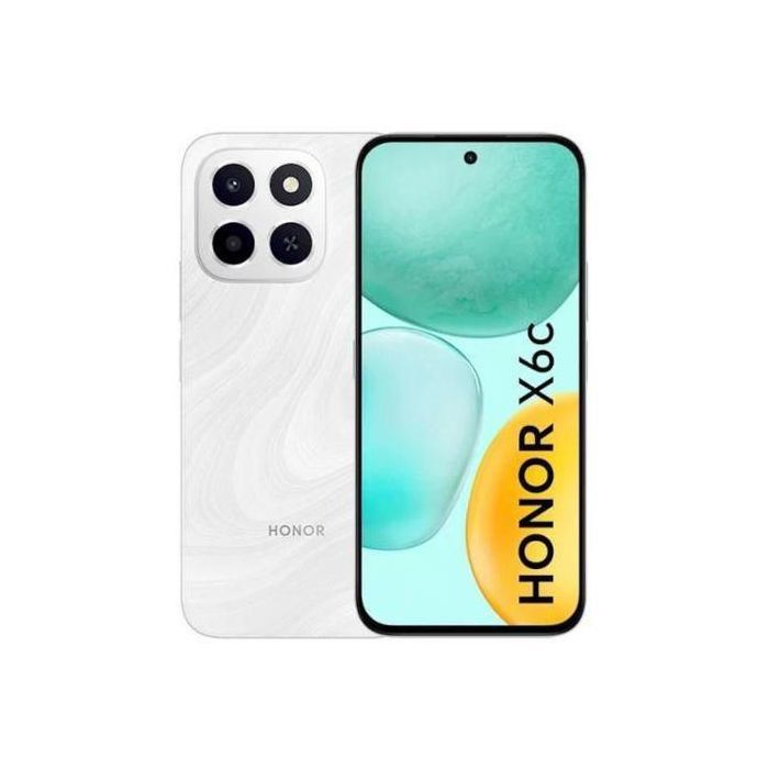 Honor X6c 6,6" – 256Go / 6Go RAM – 5300mAh / 35W – 50MP – AI Button – Moonlight White