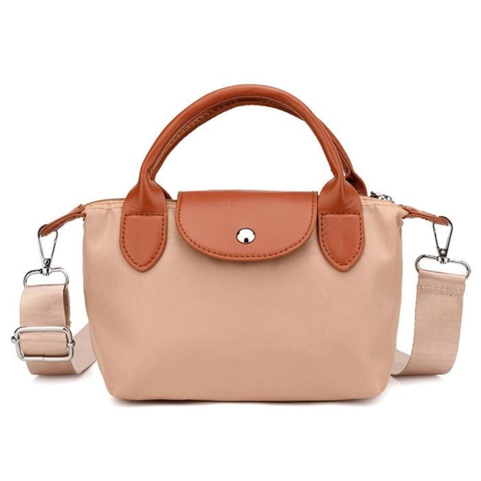Sac épaule multifonction - GENERIC - Marron - Zippé - Léger - Bandoulière ajustable