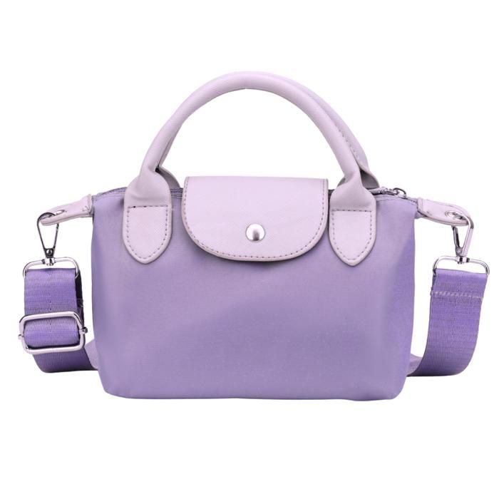 Sac épaule multifonction - GENERIC - Violet - Zippé - Léger - Bandoulière ajustable