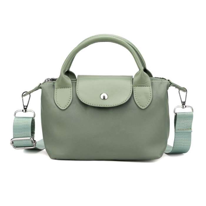 Sac épaule multifonction - GENERIC - Vert - Zippé - Léger - Compact 21x14x9 cm