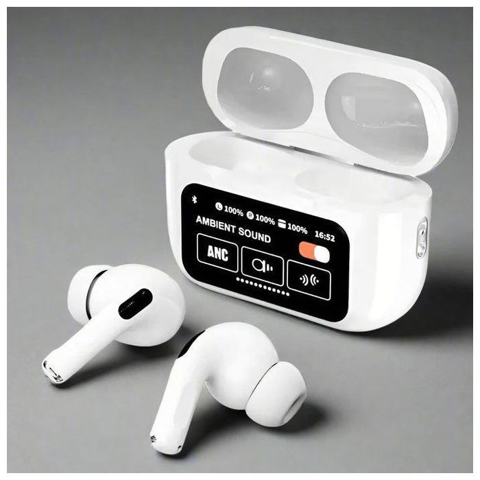 J30 – Écouteurs Sans Fil Bluetooth TWS avec Réduction de Bruit Active & Écran Tactile LCD