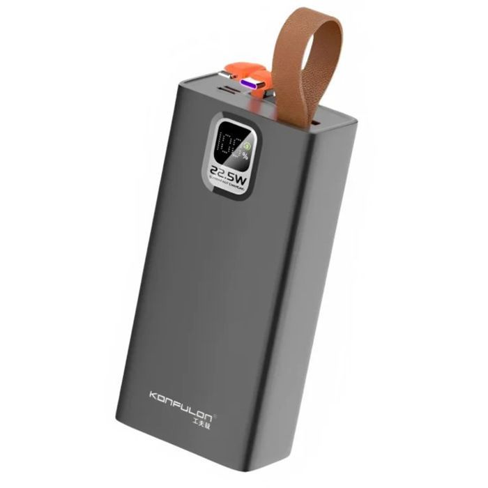 power bank KONFULON  A52Q 30000 mAh Charge rapide 22,5 W + PD 20 W Écran LED