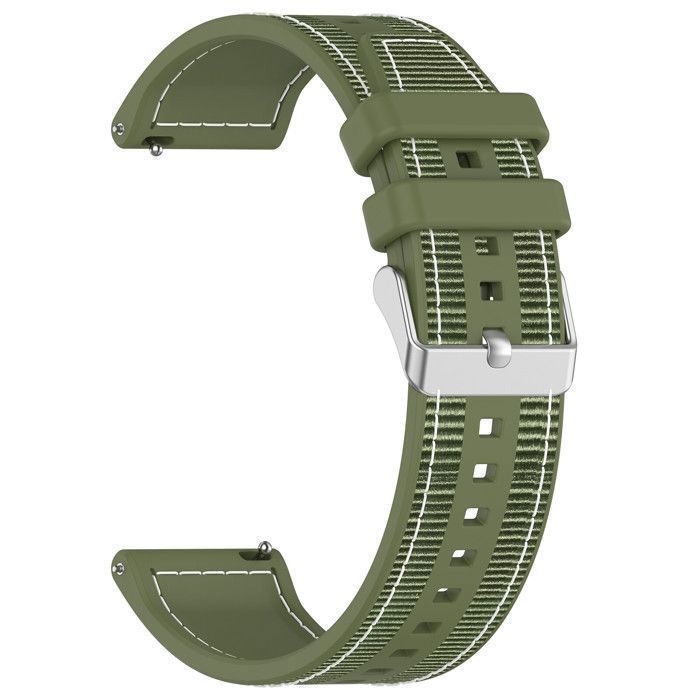 Bracelet en Nylon et Silicone 22mm Vert pour Redmi Watch 5 Lite