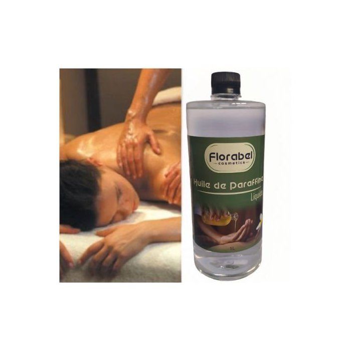 Florabel Huile de massage paraffine Relaxante-Anti-Rides, 1L