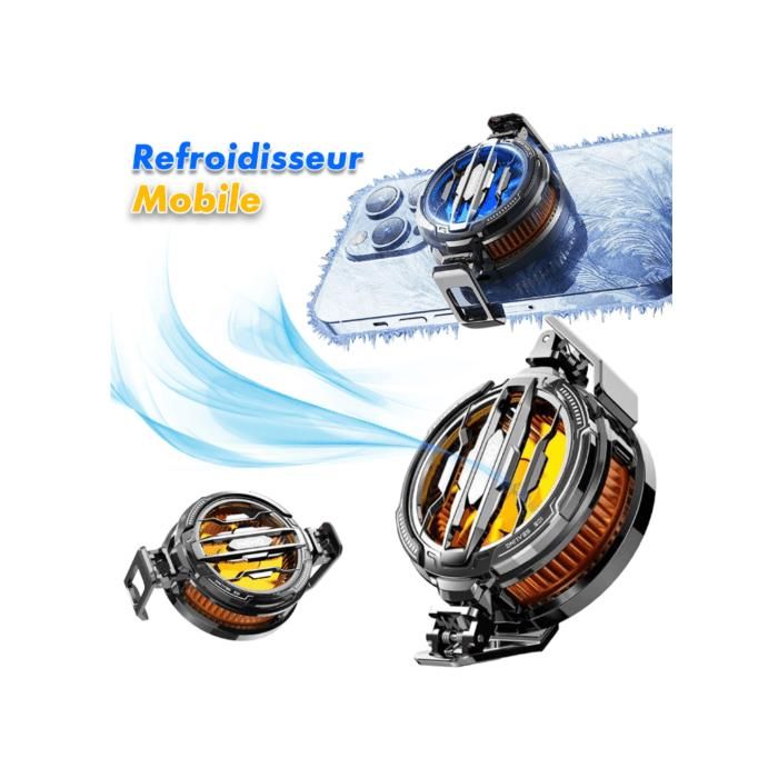 Ventilateur magnétique CX07 15 W – Refroidissement instantané pour téléphone et jeux vidéo