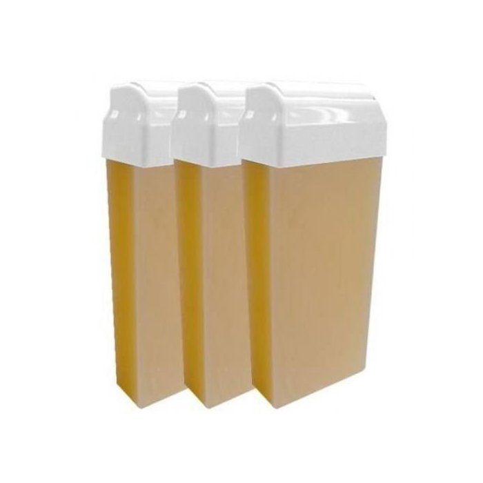 Lot de 3 Recharges cartouches cire épilation Miel