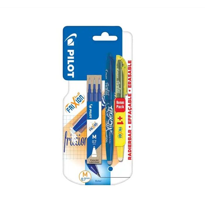 Frixion Ball bleu + set de recharges et light offert