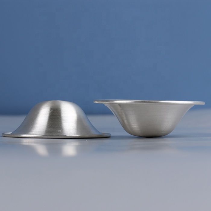 tasses d'allaitement en argent 999 (silverette)