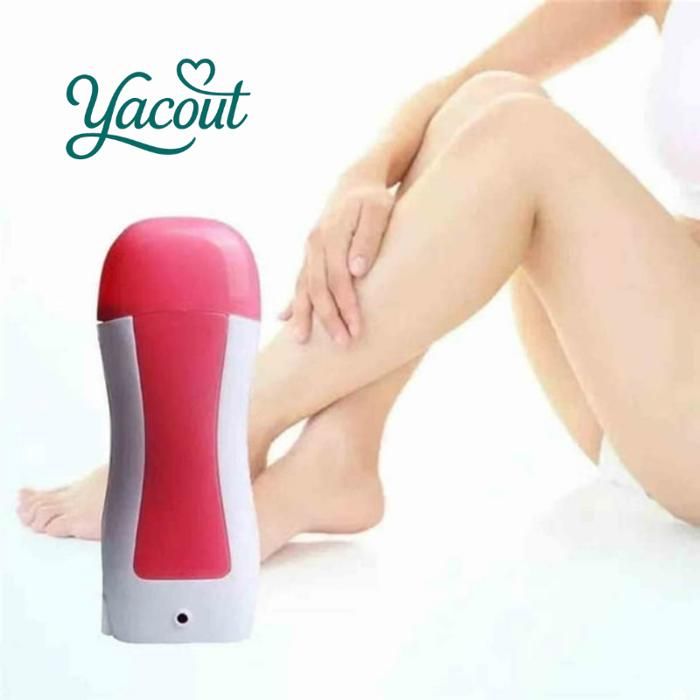 Chauffe-cire roll-on Yacout - Jambes lisses - Fonctionnement sans fil - 80 Watt - Multicolore