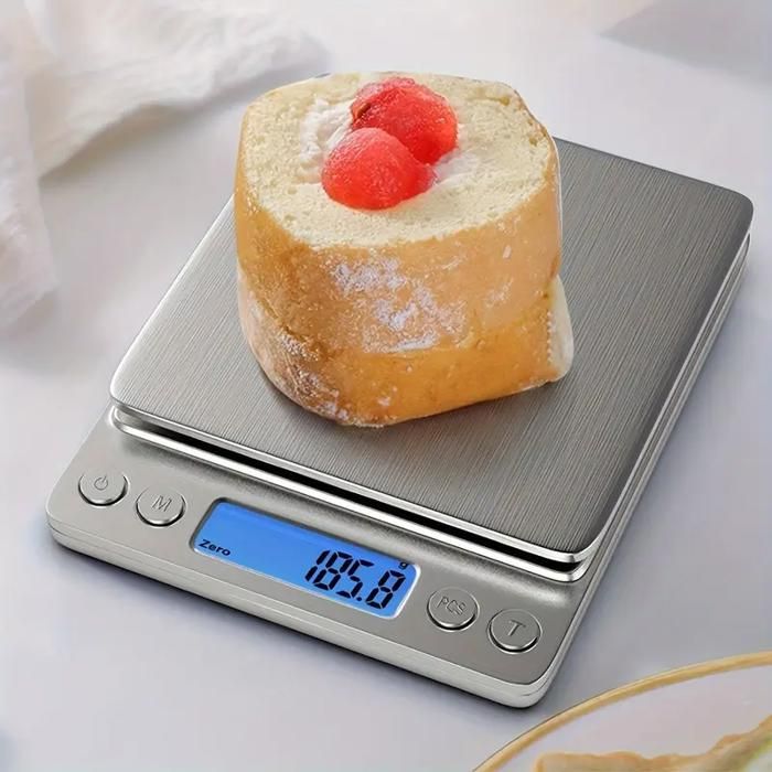 Balance Cuisine Numérique à Pile - Haute Précision 0.1g à 3000g, Compacte & Pratique