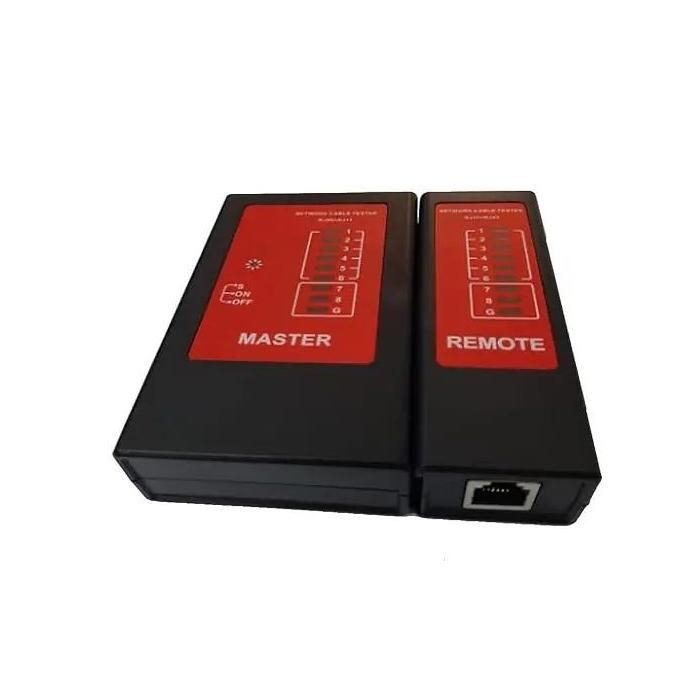 Testeur de cables réseau RJ45 et RJ11 Diagnostic rapide des circuits ouverts, croisés, passants et courts-circuits