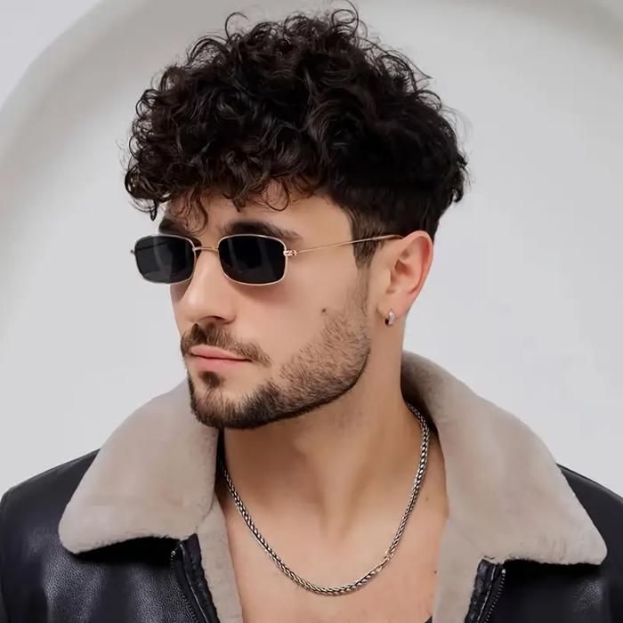 Lunettes - GENERIC - Monture Carrée Métallique - Unisexe - Chic - Polyvalentes