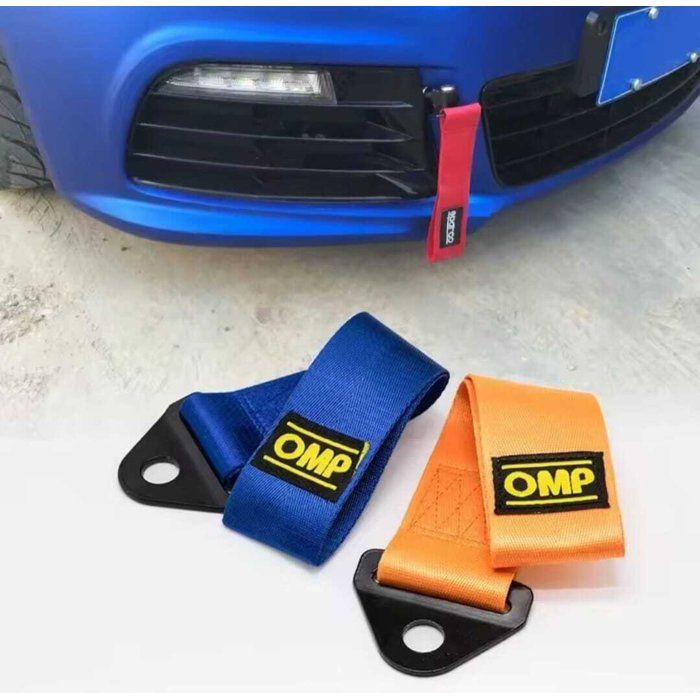 Cordon de Remorquage Voiture Universel en Nylon – Résistant, Œil de Pare-chocs Avant