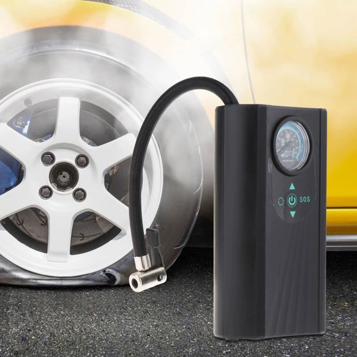 Compresseur d'air portable polyvalent pour voiture à moteur à billes, pompe à air, gonfleur, déterminer, compatible, 12V DC, 150PSI