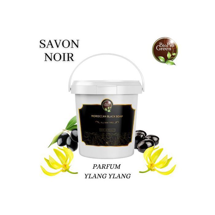 Bio Pro Green Savon noir Ylang Ylang