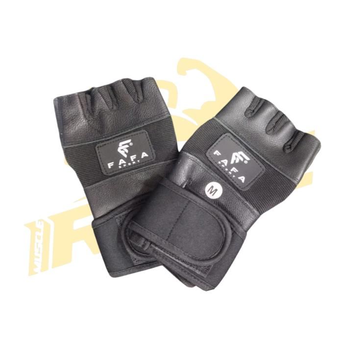 Gants de musculation - FAFA - GANTS FAFA - Noir - Mixte - Taille S/M