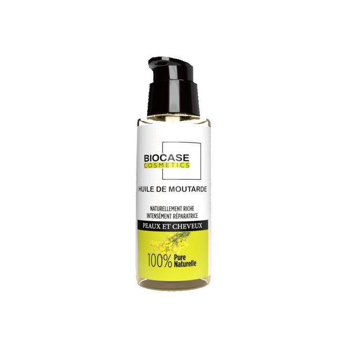 Huile Végétale - Moutarde (Khardal) - 30Ml - Hydratant - Cheveux Abîmés - Mixte