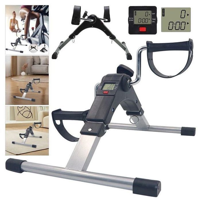 Mini Vélo d’exercice Pédalier Portable Avec Écran LCD Pedal Exerciser Arm And Leg