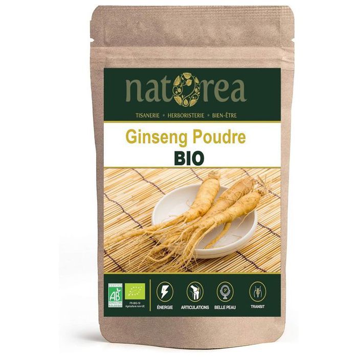 Ginseng Poudre Pure   Sans Additifs (50g)