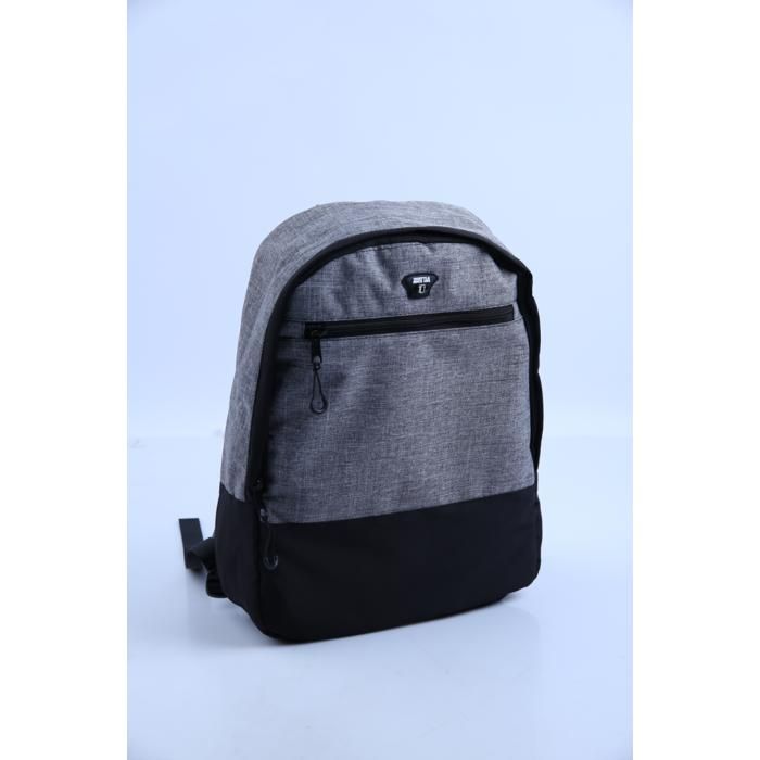 Sac à dos - GENERIC - 40 cm - 2 poches - Compartiment pour PC - Gris