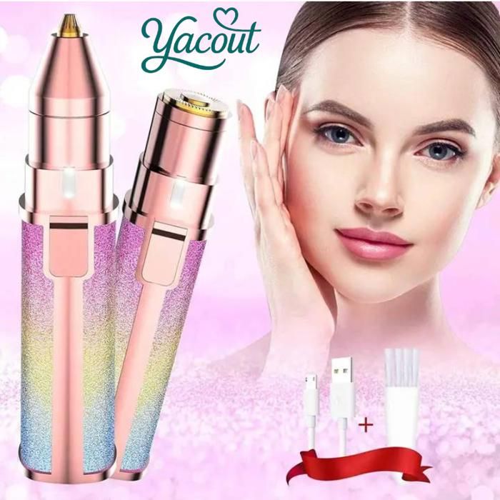 Épilateur de poche arc-en-ciel – silencieux et sans douleur