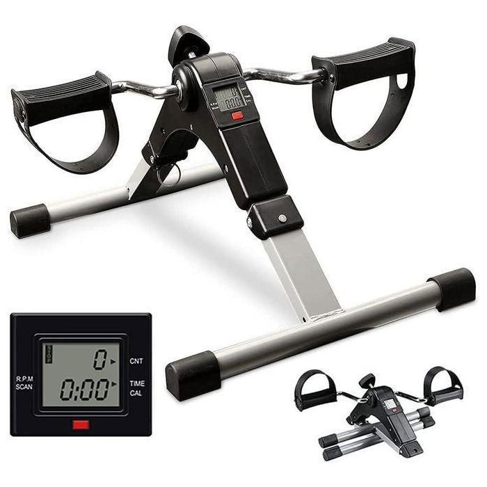 Vélo De Réhabilitation Machine De Fitness Pédalier Compacte pour Exercices De Jambes pour Seniors Et Rééducation