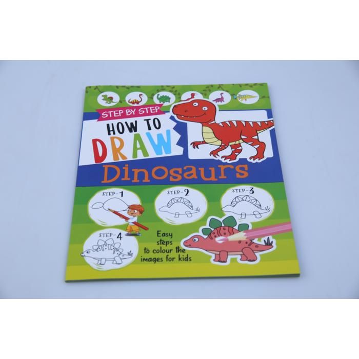 Guide de dessin - GENERIC - Step by Step – How to Draw - Dinosaures - Ludique - Enfants