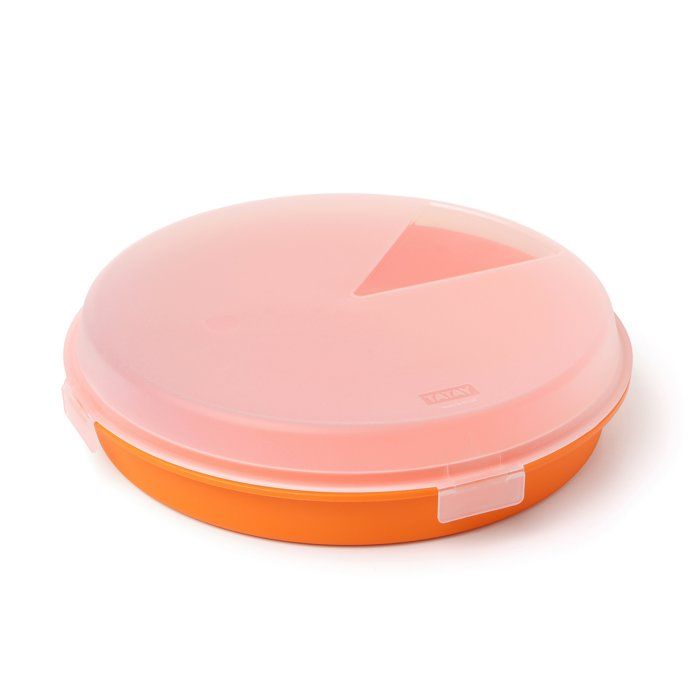 BOÎTE ALIMENTAIRE RONDE - ORANGE