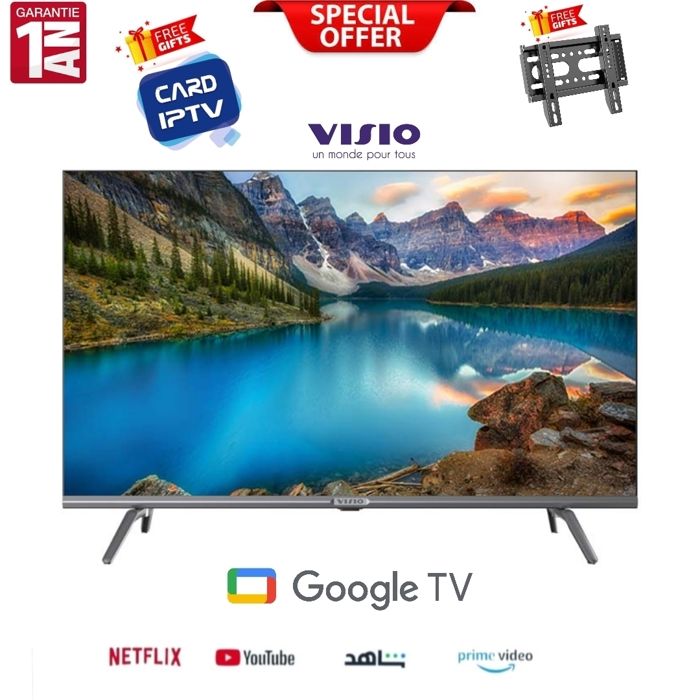 TV Smart 32" - VISIO - Google TV - Dolby Audio - Bluetooth - Wi-Fi