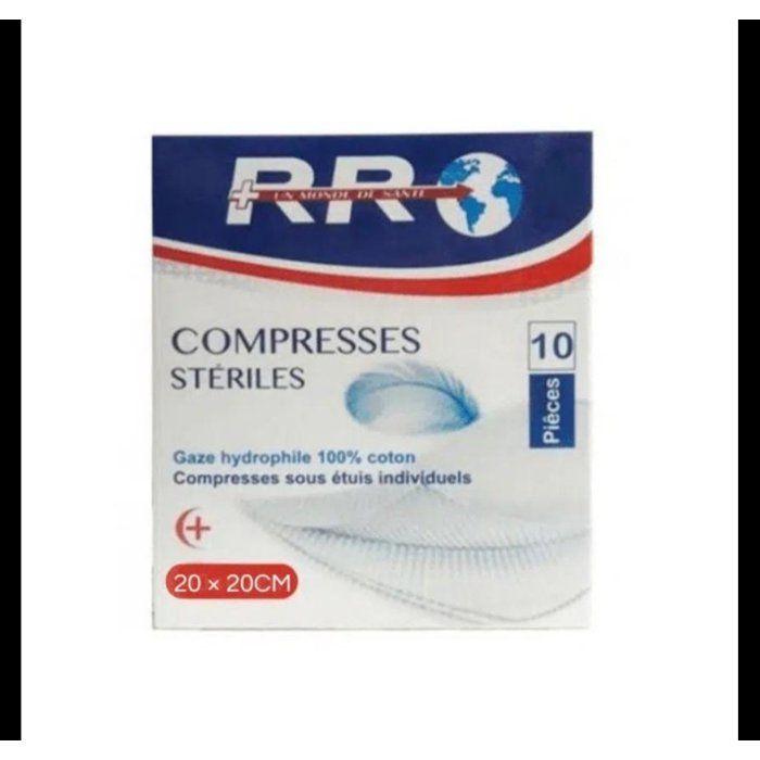 compresse stérile 20×20
