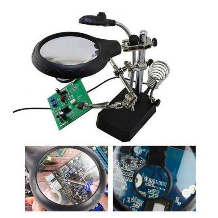 support a souder loupe pince auxiliaire ,Soudage Loupe Électrique Fer À Souder
