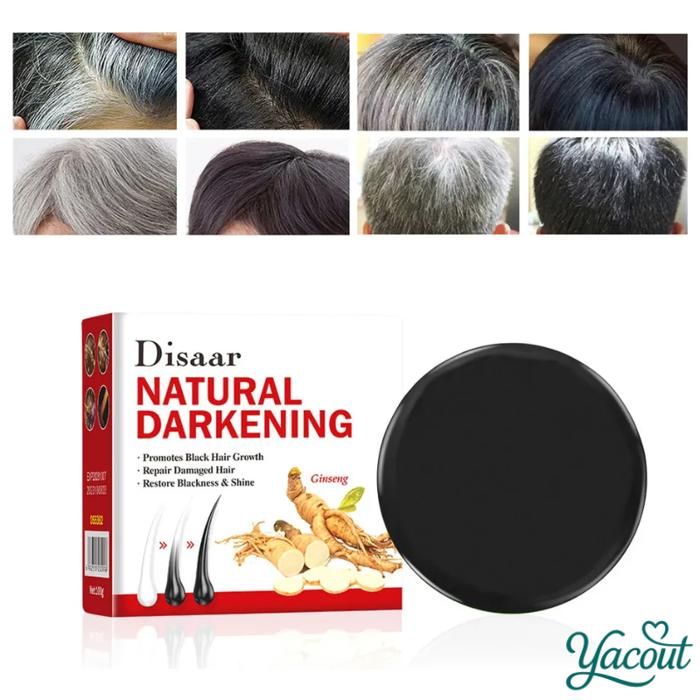 Disaar Natural Darkening ginseng soin assombrissant cheveux blancs