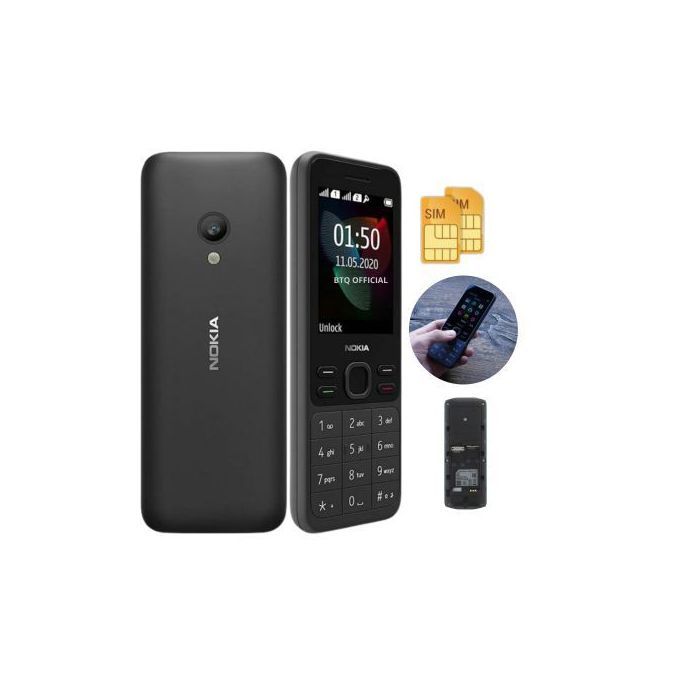 Nokia Dual Sim Keypad Mobile, radio FM sans fil, Bluetooth, lecteur MP3