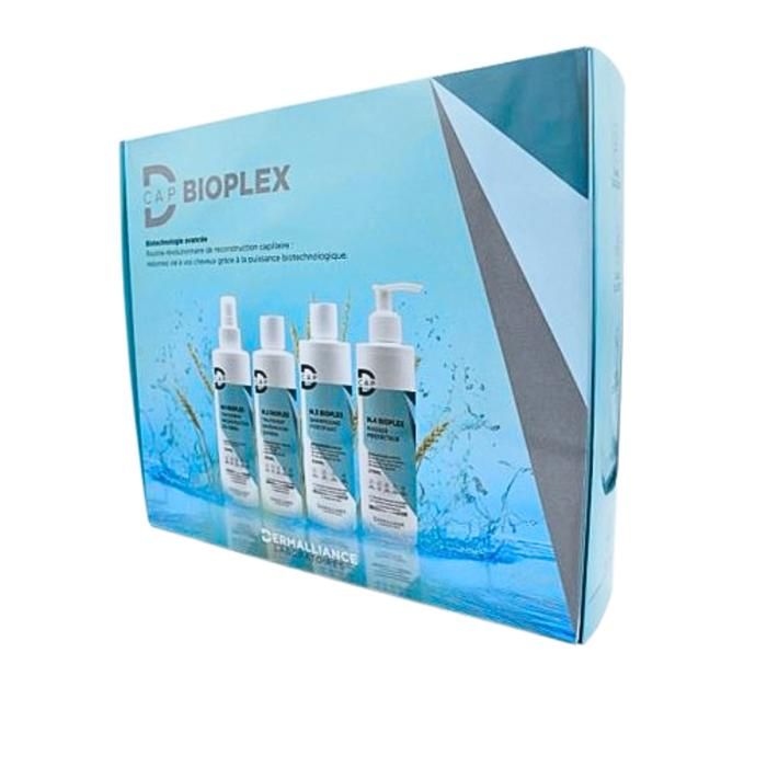 Coffret D-CAP Bioplex - Traitement Fibre - Traitement Suprême - Shampooing Fortifiant - Masque Nourrissant