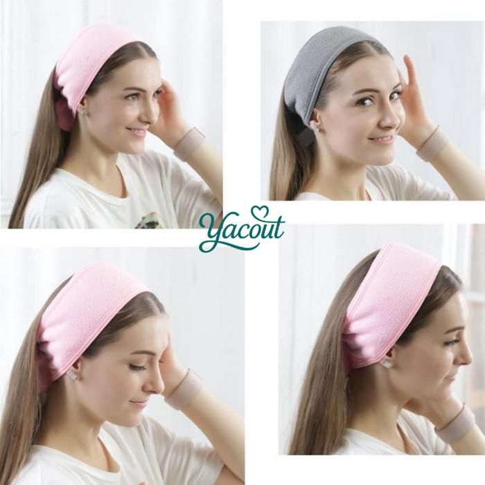 Bandeau microfibre moelleuse qualité premium cocooning multicoleur