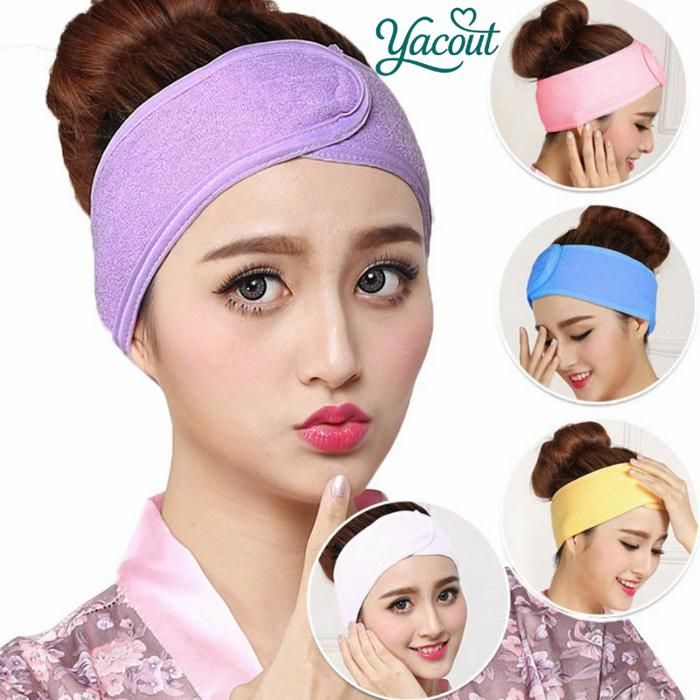 Bandeau spa hammam sauna facial incontournable multicoleur