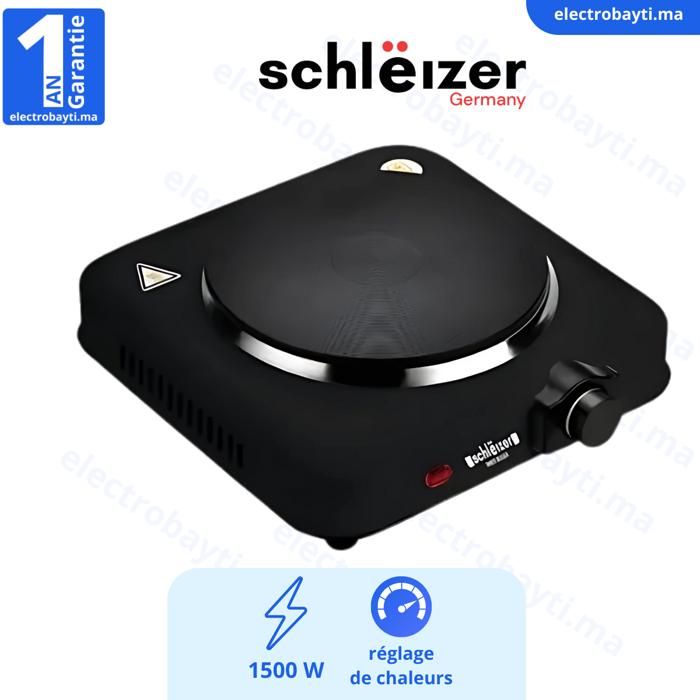 Schleizer - Plaque de cuisson électrique - 1 feu - Electrique - 1500W - germany