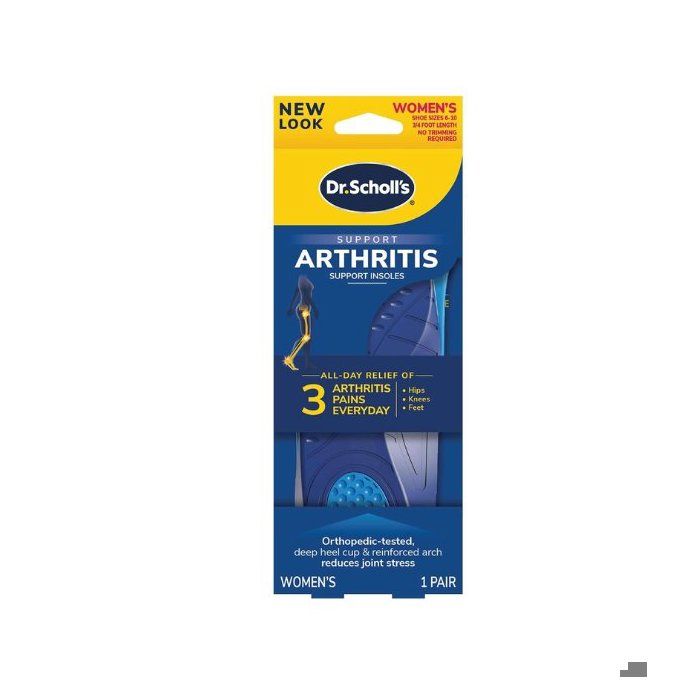 Semelles orthopédiques - Dr. Scholl's - Support arthrite - Confort durable - Amorti avancé