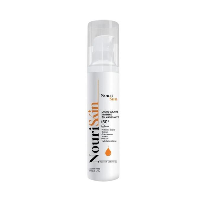 Nouriskin Nouri Sun Ecran Invisible Eclaircissante Spf50+ 50ml