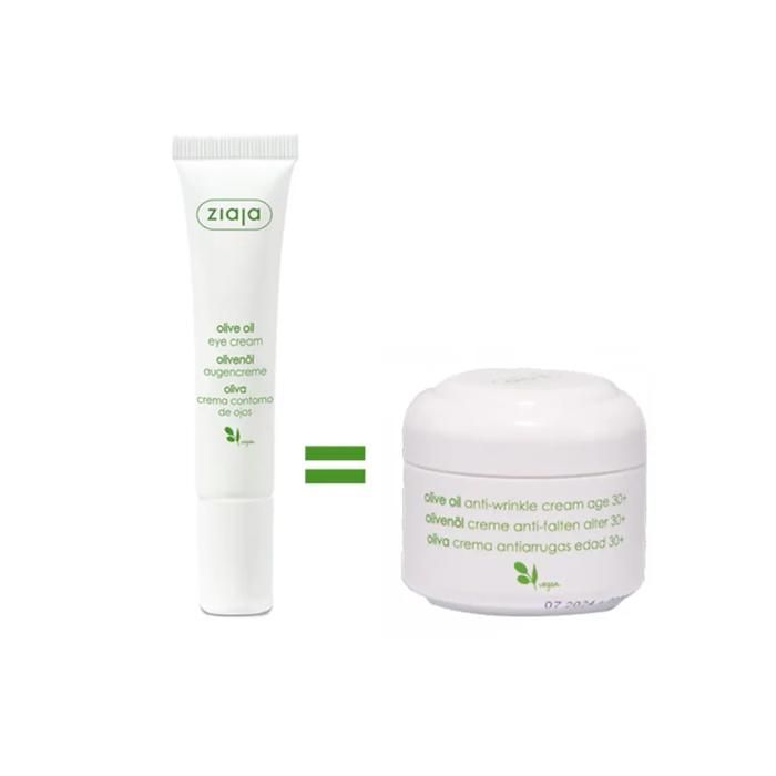 Ziaja Pack Oil Olive Naturel Creme Anti-Ride 50ml+ Creme des yeux 15ml