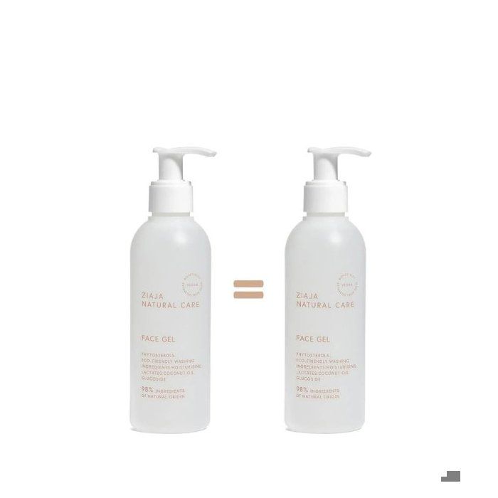 Ziaja Natural Care Gel Nettoyant 2*190ml Pack