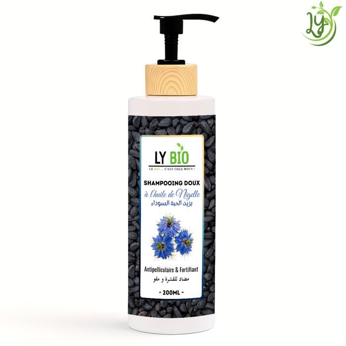 Shampooing - LYBIO - Huile de Nigelle - Antipelliculaire - Fortifiant - 200ml