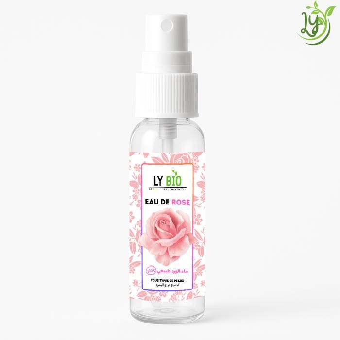 Eau de rose - LYBIO - 100ml - Hydratant - Antibactérien - Anti-inflammatoire