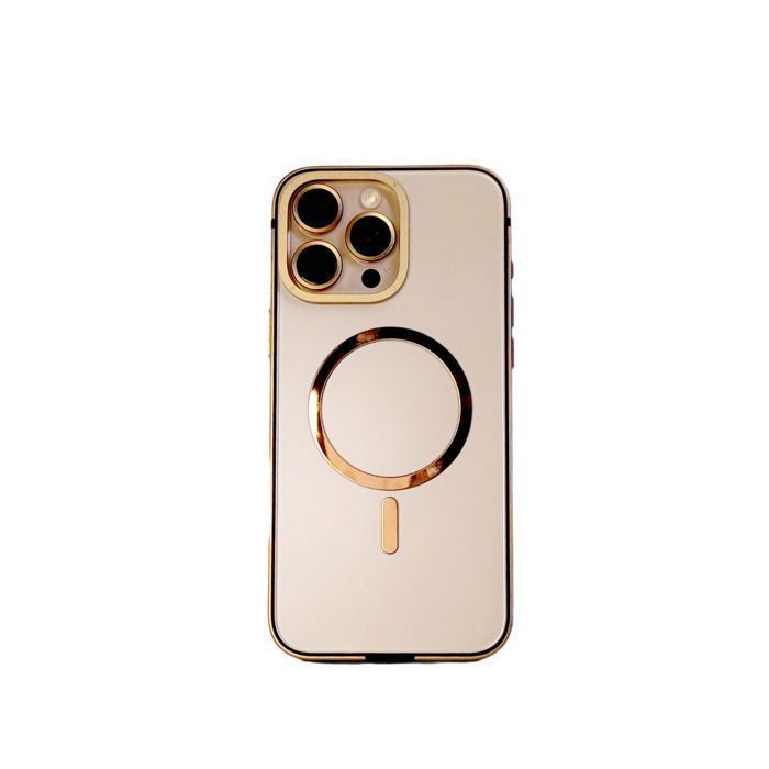 Coque - GENERIC - iPhone 16 Pro Max - Protection maximale - Design raffiné - Finitions dorées