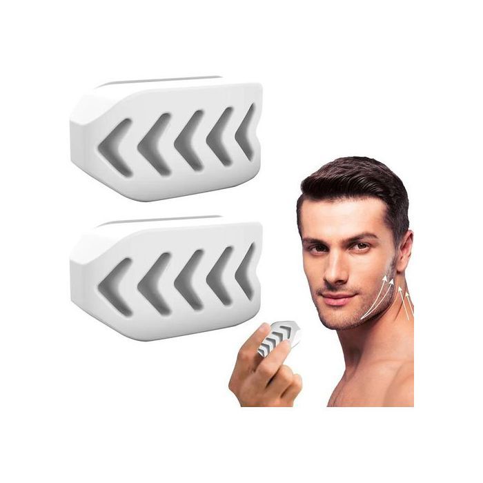 2 pièces JawLine exerciseur balle faciale mâchoire Muscle Toner entraînement Fitness Anti-âge ,