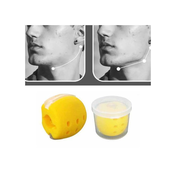 Jawline Exerciser,Silicone Facial Toner Exerciser,Face Fitness Ball,Jaw exerciserExercise neck mâchoire,
