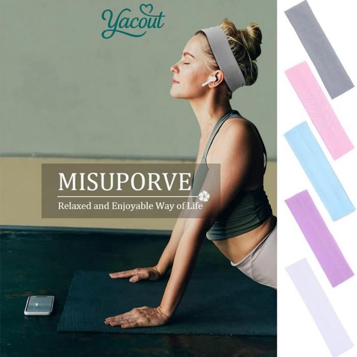 Bandeau de sport - Multicolore - Respirant - Léger - Extensible