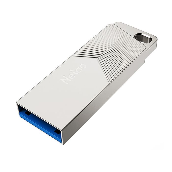 CLE USB 32GO - NETAC - UM1 - USB 3.2 - Métallique - Compatible Windows/Mac/Linux