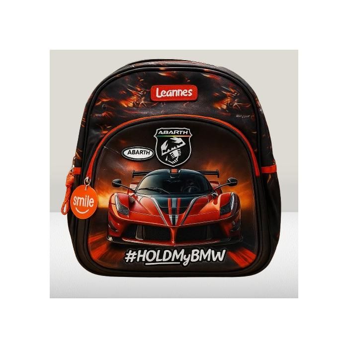Sac à dos - GENERIC - Voiture - Rouge - Enfant - Maternelle