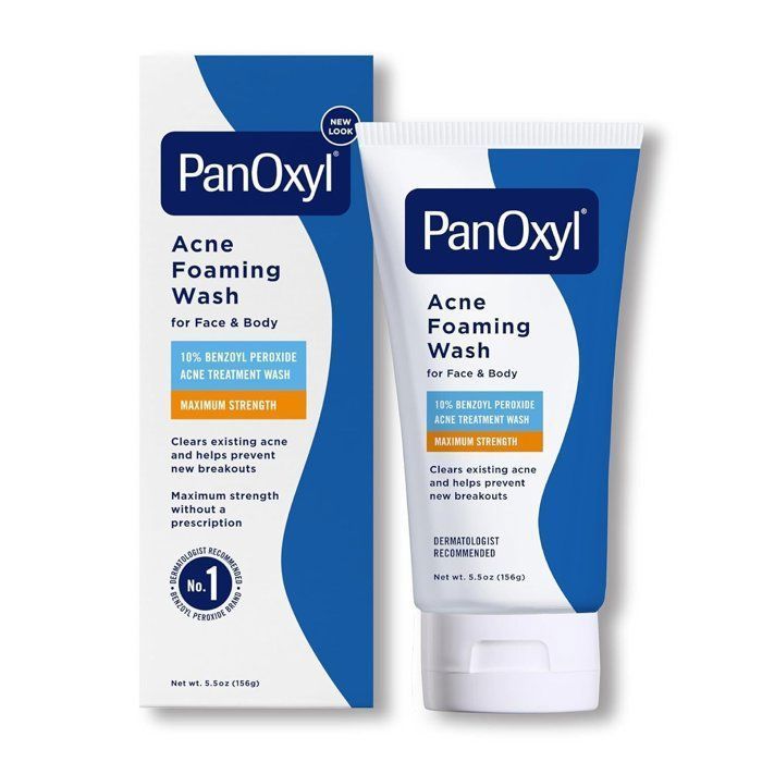PanOxyl Nettoyant moussant contre l'acné, Peroxyde de benzoyle 10 % - 156g